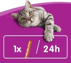 Whiskas Sticks Kattensnack - Zalm - 14 X 6 Stuks 5 Whiskas Sticks Kattensnack - Zalm - 14 X 6 Stuks -Kattenbenodigdheden Winkel 1200x1064 4