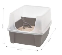 Iris Ohyama Kattenbak Open CLH-12 - Kunststof - Taupe/Wit - Met Schepje 7 Iris Ohyama Kattenbak Open CLH-12 - Kunststof - Taupe/Wit - Met Schepje -Kattenbenodigdheden Winkel 1200x1066 12