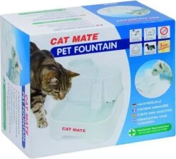 Cat Mate - Waterfontein Kat - Kattenfontein - Drinkfontein Kat - Fluisterstil - Poezen Fontein - Dieren Drinkbakken - Honden Fontein - 2 L -Kattenbenodigdheden Winkel 1200x1081 2