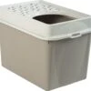 Merkloos ROTHO Hop In Kattenbak Berty 50 L - Cappuccino
