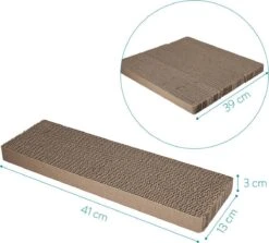 Navaris Kartonnen Krabplanken Voor Katten - Krabkarton Set Van 3 Stuks - 3 Krabmatten - Katten Karton Voor Ontspanning En Spelen -Kattenbenodigdheden Winkel 1200x1081 7