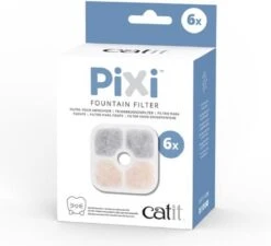 Catit Pixi Fountain Filter Cartridge - Kattendrinkbak - 6 Stuks -Kattenbenodigdheden Winkel 1200x1091 3