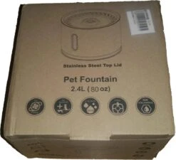 Merkloos Drinkfontein Voor Hond En Kat - RVS Waterbak - Dieren Drinkbak - Vers Water Fontein - Drinkfontein Katten- 3 Standen - 2.4 Liter - Incl. 1 Koolstoffilter -Kattenbenodigdheden Winkel 1200x1095 3
