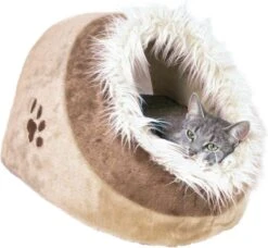Trixie Kattenmand Iglo Minou Beige / Bruin - 41X35X26 CM -Kattenbenodigdheden Winkel 1200x1109 2