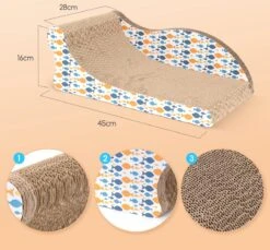 Nobleza 46AL4 - Krabplank - Katten Krabspeelgoed Sofa Krabkarton - 45x28x16CM 17 Nobleza 46AL4 - Krabplank - Katten Krabspeelgoed Sofa Krabkarton - 45x28x16CM -Kattenbenodigdheden Winkel 1200x1112 5