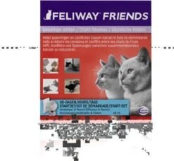 Feliway Friends - Startset - 1 Verdamper Met 1 Vulling - 48 Ml - Anti-conflict Voor Katten -Kattenbenodigdheden Winkel 1200x1114 2