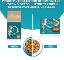 Purina ONE Adult - Kattenvoer Kip & Volkoren Granen - 3kg -Kattenbenodigdheden Winkel 1200x1117 4