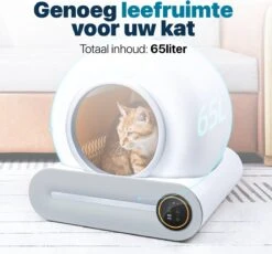 BOME Automatische Kattenbak - Zelfreinigende Kattenbak - Met App En Touchscreen - 65L 15 BOME Automatische Kattenbak - Zelfreinigende Kattenbak - Met App En Touchscreen - 65L -Kattenbenodigdheden Winkel 1200x1117 7