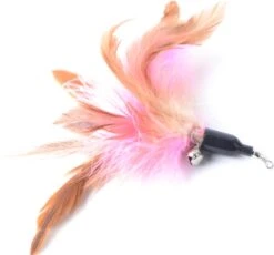 FUZLY - Kattenspeelgoed - Hengel Met Veer - Hengel Met 5 Opzetstukjes - Kattenspeeltjes - Bewegend Kattenspeelgoed- Kattenspeeltjes Intelligentie - Kattenhengel - Kattenspeeltje Interactief -Kattenbenodigdheden Winkel 1200x1119