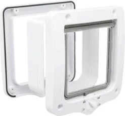 Trixie 4-Weg Kattenluik Inclusief Tunnelstuk Zwart - 20X22 CM -Kattenbenodigdheden Winkel 1200x1121 6