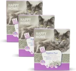Happy Home Solutions Ultra Hygienic Pure - Kattenbakvulling - 3 X 10 L