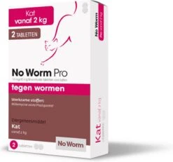 Exil No Worm Pro - Kat - 2 Tabletten -Kattenbenodigdheden Winkel 1200x1124 1