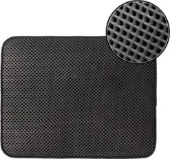 Merkloos Kattenbakmat - Grit Opvanger - 45 X 60 - Waterdicht - Kattenmat Met Filter - Kattenbak Accessoires - Kat Benodigheden - Cat Litter Mat - Dubbele Laag -Kattenbenodigdheden Winkel 1200x1124 4