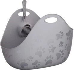 LitterLocker LitterBox - Grijs -Kattenbenodigdheden Winkel 1200x1126 1