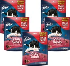 Felix PlayTubes - Kattensnacks Kalkoen & Ham - 5 X 180g -Kattenbenodigdheden Winkel 1200x1127 2