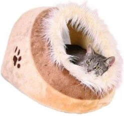 Trixie Kattenmand Iglo Minou Beige / Bruin - 41X35X26 CM -Kattenbenodigdheden Winkel 1200x1127 3