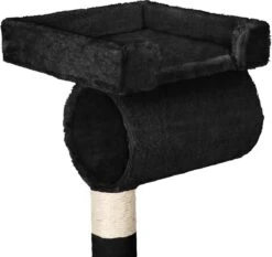 TecTake Stokely - Zwart - Krabpaal - 141 Cm -Kattenbenodigdheden Winkel 1200x1133 4