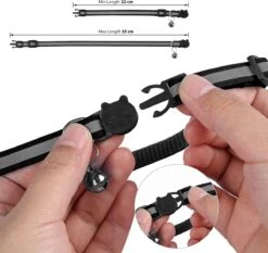 YONO Katten Halsband Geschikt Voor Apple Airtag - Kattenbandje Met Belletje En Reflecterend - GPS Kat - Zwart -Kattenbenodigdheden Winkel 1200x1133 8