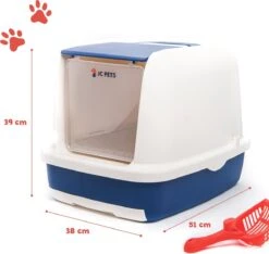 JC Pets Premium Kattenbak Systeem - Inclusief 2.5KG / 4L Kattenbakvulling - Zelfreinigend -Kattenbenodigdheden Winkel 1200x1135 4
