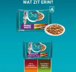 Purina ONE Difficult Appitite Kip - Kattenvoer - 48 X 85g 19 Purina ONE Difficult Appitite Kip - Kattenvoer - 48 X 85g -Kattenbenodigdheden Winkel 1200x1137 6