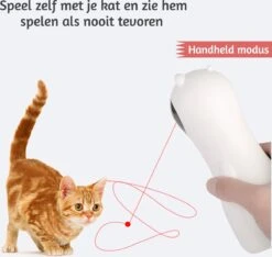 Merkloos Automatisch Kattenspeeltje Laser Intelligent Interactief Voor Katten – Laser Kat – 3 Verschillende Standen – Incl. Oplaadkabel – Geruisloze Motor -Kattenbenodigdheden Winkel 1200x1138 1