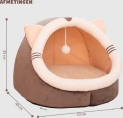 Kattenmand - Kattenhuis - Kattenbed - Kattenhangmat - Poezenmand - Kattenkussen - 40 Cm -Kattenbenodigdheden Winkel 1200x1147 2
