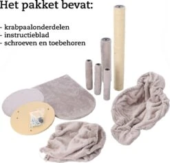 Adori Krabpaal Minous - Krabpaal - 40x30x60 Cm Grijs -Kattenbenodigdheden Winkel 1200x1150 4