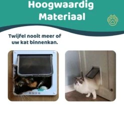 Mmoods Kattenluik – Zwarte Kattentunnel Maat L – Weersbestendig Dankzij Borstel – 4 Vergrendelingsstanden – Geschikt Voor Binnen En Buiten -Kattenbenodigdheden Winkel 1200x1150 6