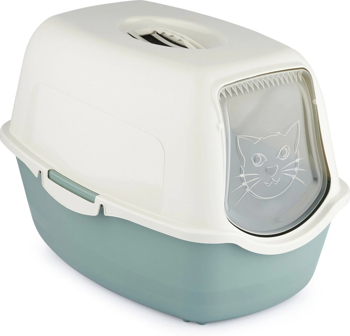 Rotho Bailey - Kattenbak - Groen/Zand 1 Rotho Bailey - Kattenbak - Groen/Zand