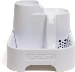 Cat Mate - Waterfontein Kat - Kattenfontein - Drinkfontein Kat - Fluisterstil - Poezen Fontein - Dieren Drinkbakken - Honden Fontein - 2 L -Kattenbenodigdheden Winkel 1200x1154 2