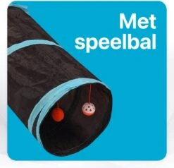 Tavaro Kattentunnel 5 Gangen - Met Speelbal - Kattenspeelgoed - Zwart / Blauw -Kattenbenodigdheden Winkel 1200x1156 2