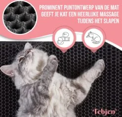 TEBJEN Kattenbakmat – Kattenbak Mat Grit Opvanger - Schoonloop Katten Mat – Dubbele Waterdichte Laag – Uitloopmat Kattenbak – Kattenbak Accessoires - Met Speelgoedmuisje En Schepje - 40x50cm 20 TEBJEN Kattenbakmat – Kattenbak Mat Grit Opvanger - Schoonloop Katten Mat – Dubbele Waterdichte Laag – Uitloopmat Kattenbak – Kattenbak Accessoires - Met Speelgoedmuisje En Schepje - 40x50cm -Kattenbenodigdheden Winkel 1200x1156 7