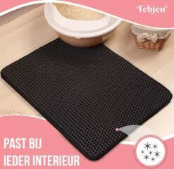 TEBJEN Kattenbakmat – Kattenbak Mat Grit Opvanger - Schoonloop Katten Mat – Dubbele Waterdichte Laag – Uitloopmat Kattenbak – Kattenbak Accessoires - Met Speelgoedmuisje En Schepje - 40x50cm 22 TEBJEN Kattenbakmat – Kattenbak Mat Grit Opvanger - Schoonloop Katten Mat – Dubbele Waterdichte Laag – Uitloopmat Kattenbak – Kattenbak Accessoires - Met Speelgoedmuisje En Schepje - 40x50cm -Kattenbenodigdheden Winkel 1200x1167 14