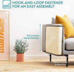 Navaris Katten Krabmat - Bescherming Van Meubels - Voor Banken En Stoelen - Krabbescherming - Rechtsdraaiend -Kattenbenodigdheden Winkel 1200x1167 15