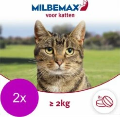Elanco Milbemax Kat - Anti Wormenmiddel - 2 X 2 Tab 2-8kg -Kattenbenodigdheden Winkel 1200x1171 3
