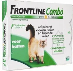 Frontline Combo Anti Vlooienmiddel En Tekenmiddel Kat - 3 Pipetten -Kattenbenodigdheden Winkel 1200x1172