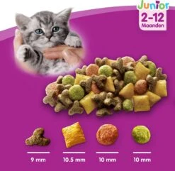 Whiskas Junior - Kattenbrokken - Kip - Zak 6 X 1,9 Kg -Kattenbenodigdheden Winkel 1200x1172 3
