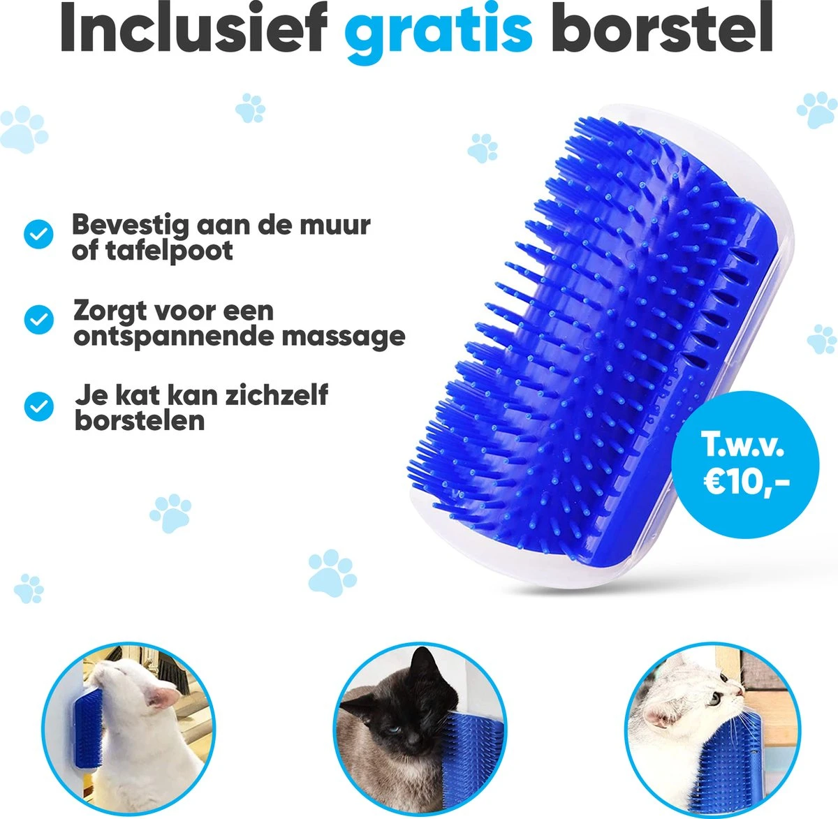 BFreshPets Kattenluik + Massageborstel - Met Tunnel - 4 Vergrendelingsstanden - Weersbestendig - Maat L - Zwart - 27 X 24 Cm 4 BFreshPets Kattenluik + Massageborstel - Met Tunnel - 4 Vergrendelingsstanden - Weersbestendig - Maat L - Zwart - 27 X 24 Cm - Afbeelding 4