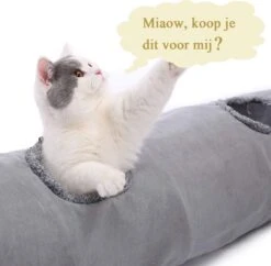 Bonbox Shop - Kattentunnel - 130 CM - Katten Speelgoed - Kitten - Spelen- Speeltunnel - Speelgoed Voor Katten -Kattenbenodigdheden Winkel 1200x1175 3