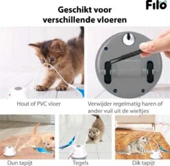 Filo Elektrisch Rijdend Kattenspeelgoed Met Laser - Rijdend Kattenspeeltje - Automatisch Interactief Speelgoed Katten - Kattencadeaus - Elektronisch Speelgoed Kittens - Kat - Kitten - Laserspeelgoed - Kado 15 Filo Elektrisch Rijdend Kattenspeelgoed Met Laser - Rijdend Kattenspeeltje - Automatisch Interactief Speelgoed Katten - Kattencadeaus - Elektronisch Speelgoed Kittens - Kat - Kitten - Laserspeelgoed - Kado -Kattenbenodigdheden Winkel 1200x1176 2