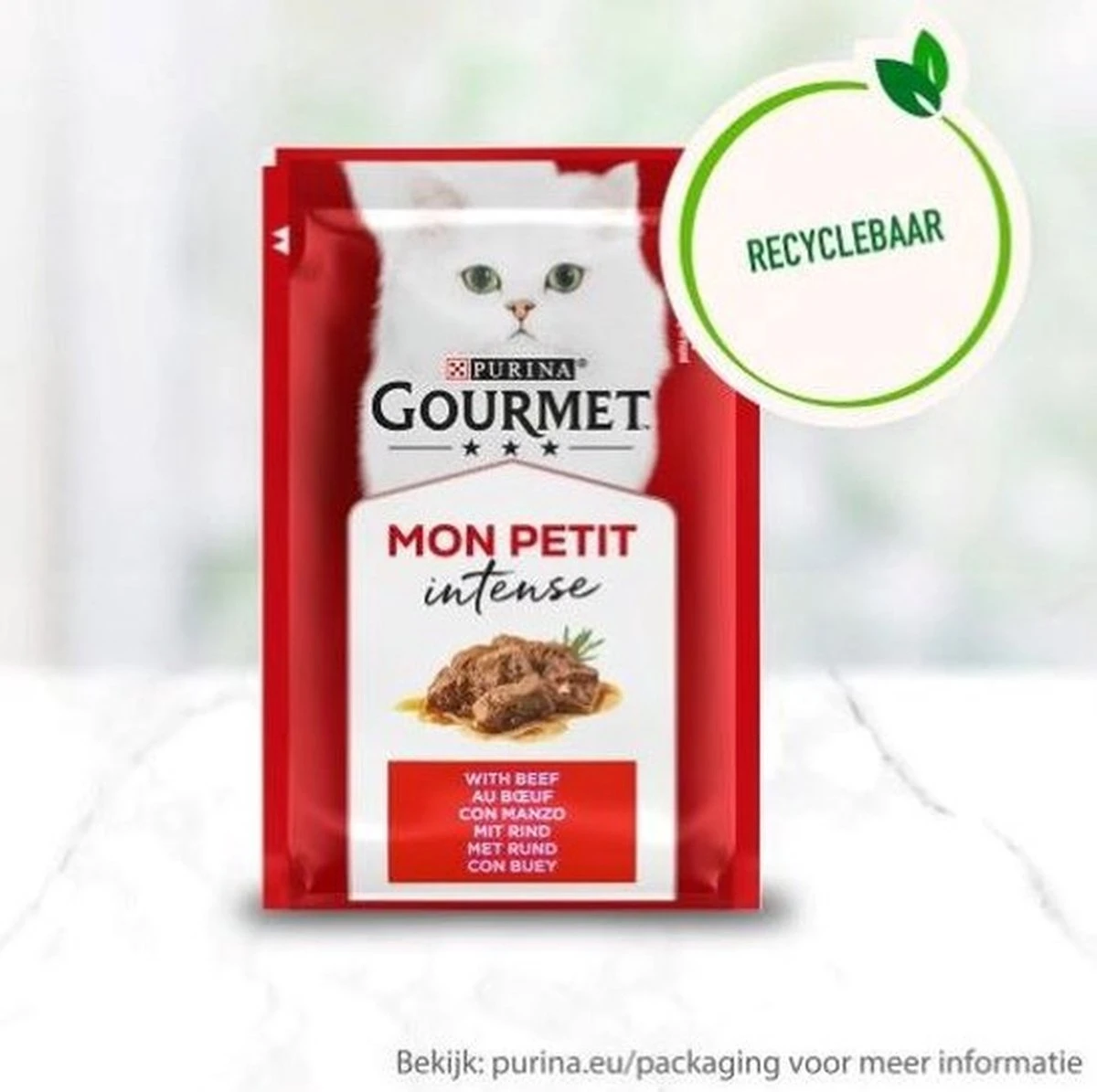 Gourmet Mon Petit Intense - Kattenvoer Natvoer - Vlees - 24 X 50 Gr 5 Gourmet Mon Petit Intense - Kattenvoer Natvoer - Vlees - 24 X 50 Gr - Afbeelding 5