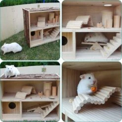 Navaris Houten Hamsterhuis - Speelhut Voor Hamsters, Kleine Knaagdieren, Gerbils, Muizen - Schuilplaats Op Twee Etages Voor Hamster, Cavia, Muis 13 Navaris Houten Hamsterhuis - Speelhut Voor Hamsters, Kleine Knaagdieren, Gerbils, Muizen - Schuilplaats Op Twee Etages Voor Hamster, Cavia, Muis -Kattenbenodigdheden Winkel 1200x1196 3