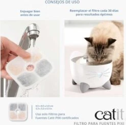Catit Pixi Fountain Filter Cartridge - Kattendrinkbak - 6 Stuks -Kattenbenodigdheden Winkel 1200x1197 12