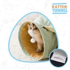 Kattentunnel - Tunnel Kat - Kattenmand - Kattenhuis - Speel Tunnel Kat - Premium -Kattenbenodigdheden Winkel 1200x1197 5