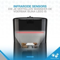 Pretty Paws PP005 Wifi Voerautomaat Zwart - Automatische Voerbak - Slimme Voerautomaat Met App - Instelbaar Voedingsschema - WIFI -Kattenbenodigdheden Winkel 1200x1199 19