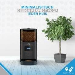Pretty Paws PP005 Wifi Voerautomaat Zwart - Automatische Voerbak - Slimme Voerautomaat Met App - Instelbaar Voedingsschema - WIFI -Kattenbenodigdheden Winkel 1200x1199 20