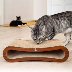 Pfotenolymp® Premium Krabplank / Krablounge Voor Katten - Krabplank / Kattenkrabplank - Krabplank Met Golfkarton & Kattenkruid - Krablounge Voor Katten -Kattenbenodigdheden Winkel 1200x1199 25