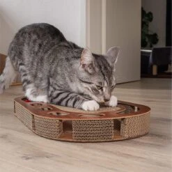 Pfotenolymp® Kattenspeelplaats 57 X 30 X 5 Cm - Interactief Kattenspeelgoed/krabplank Van Golfkarton - Krabplank - Voedselspeeltje Met Speelbal & Kattenkruid/krabplank Voor Katten 9 Pfotenolymp® Kattenspeelplaats 57 X 30 X 5 Cm - Interactief Kattenspeelgoed/krabplank Van Golfkarton - Krabplank - Voedselspeeltje Met Speelbal & Kattenkruid/krabplank Voor Katten -Kattenbenodigdheden Winkel 1200x1199 28