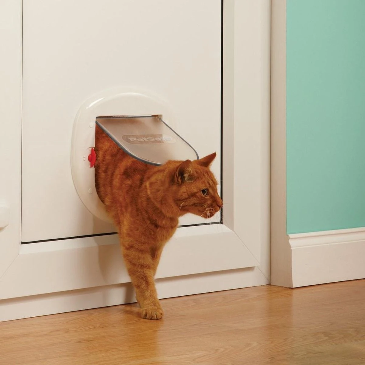 Petsafe 200 Kattenluik - Wit - L - 29,4 X 29,5 X 5 Cm 8 Petsafe 200 Kattenluik - Wit - L - 29,4 X 29,5 X 5 Cm - Afbeelding 8