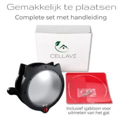 Cellavi XL Kattenluik Zwart Met Tunnel - Hondenluik - 4 Vergrendelingsstanden - 30,5 X 27,5 X 7,5 Cm -Kattenbenodigdheden Winkel 1200x1200 1039